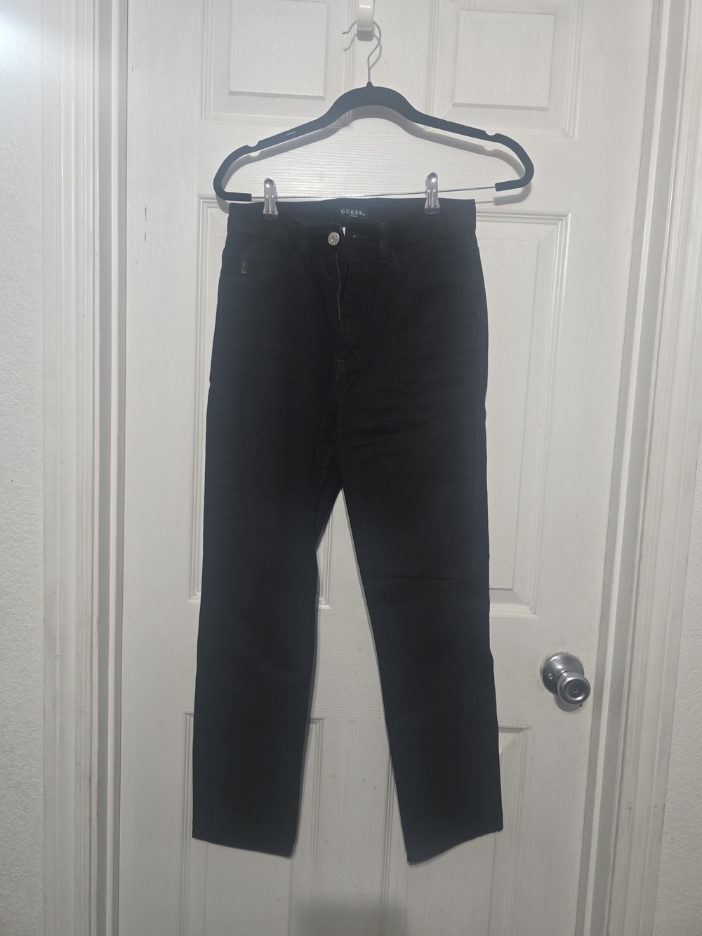 Black Women's Straight-Leg Jeans - Guess